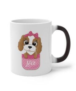 Cute Baby Dog Magic Mug - Image 3