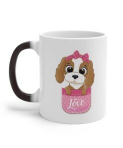 Cute Baby Dog Magic Mug - Image 4