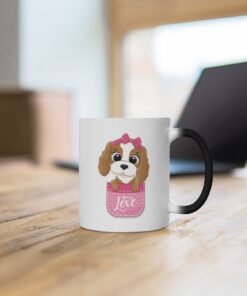 Cute Baby Dog Magic Mug - Image 6