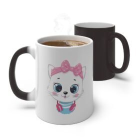 Cute Kitten Color Changing Mug