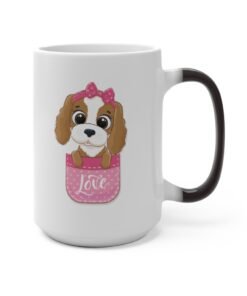 Cute Baby Dog Magic Mug - Image 8