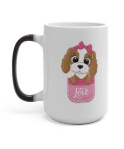 Cute Baby Dog Magic Mug - Image 9