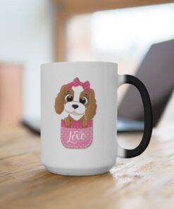 Cute Baby Dog Magic Mug - Image 12