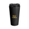 Black Stainless Steel Travel Mug