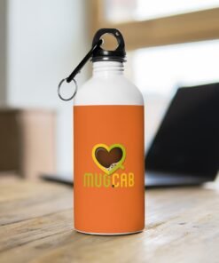 Orange Stainless Steel Water Bottle