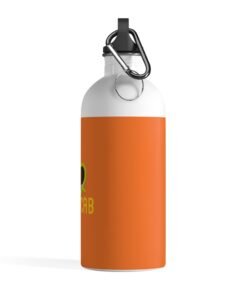 Orange Stainless Steel Water Bottle - Image 3