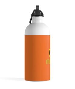 Orange Stainless Steel Water Bottle - Image 5