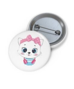 Cute Kitten Pin Buttons - Image 3