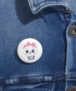Cute Kitten Pin Buttons - Image 4